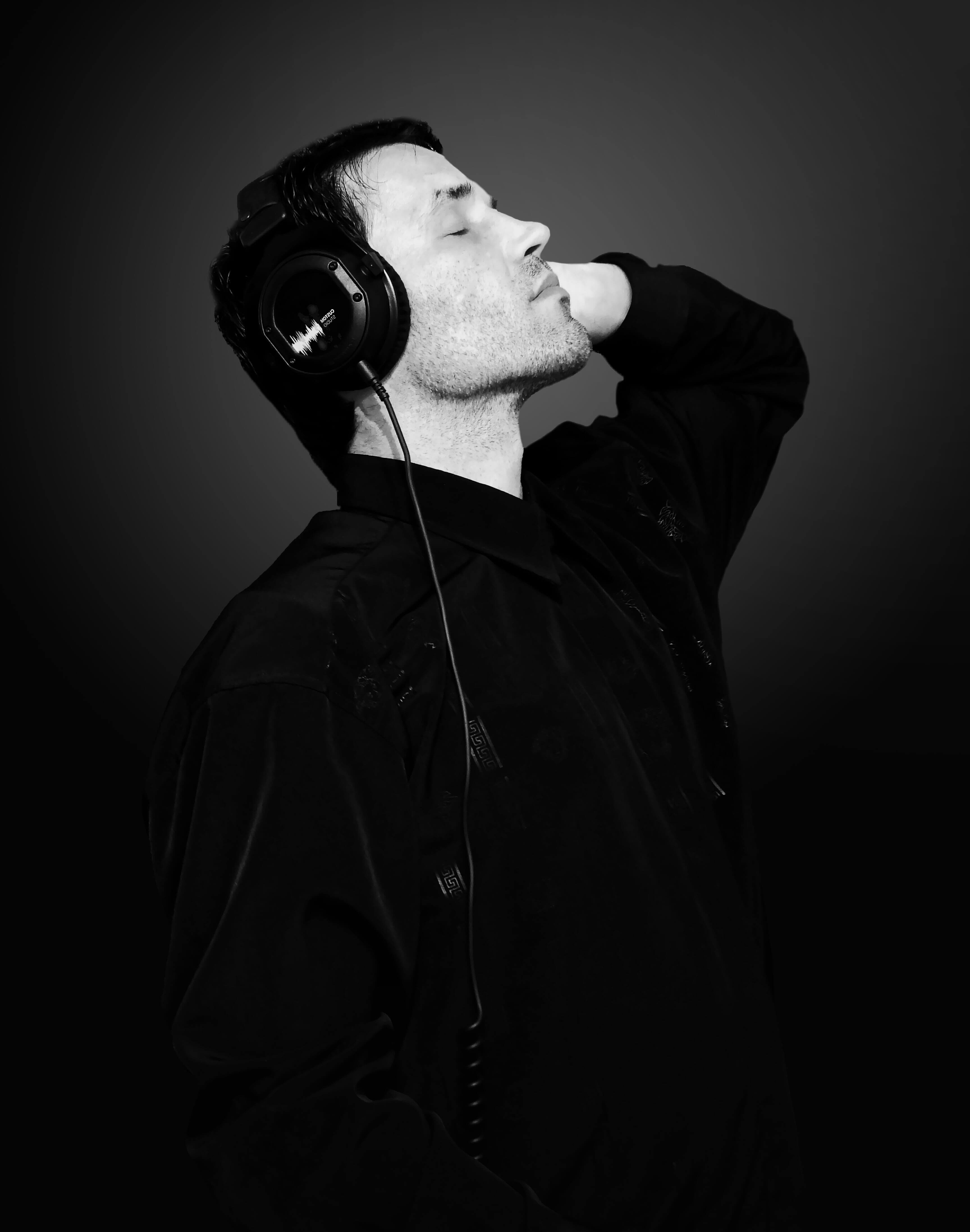 Man Person Music Black And White White Photography
